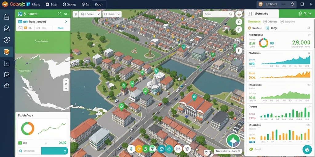 Tampilan antarmuka game yang modern dan menarik.