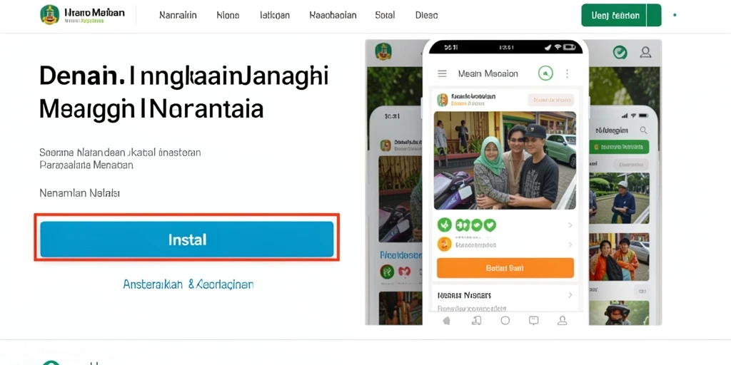 Screenshot aplikasi C8VIP dengan antarmuka pengguna yang menarik.