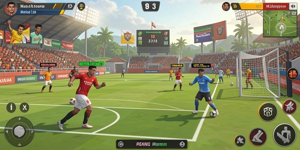 Screenshot menunjukkan tampilan antarmuka yang menarik.