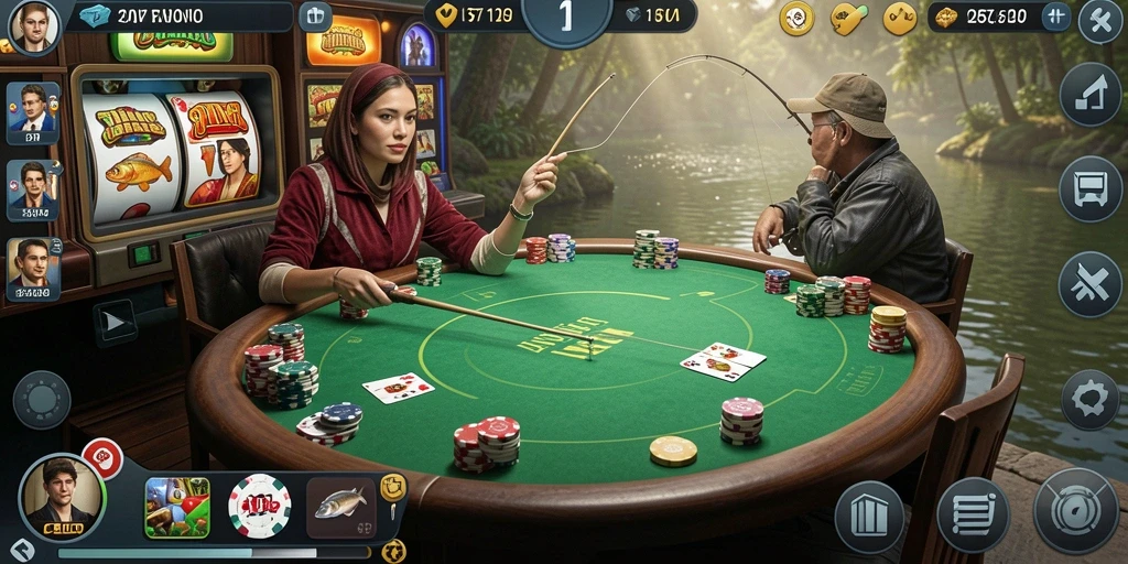 Gambar screenshot menunjukkan antarmuka permainan yang menarik.