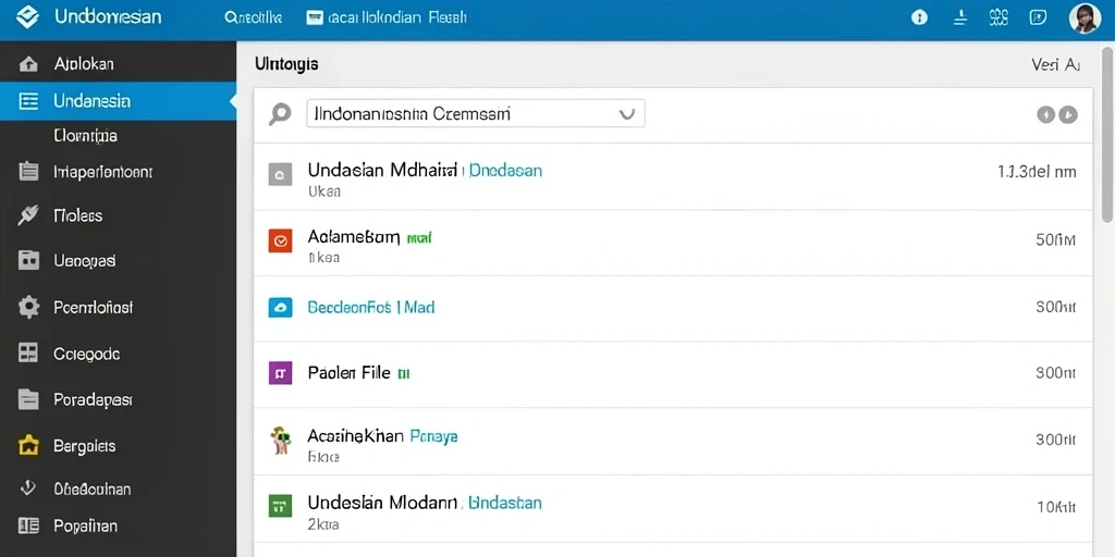 Tampilan antarmuka yang menarik dan modern.