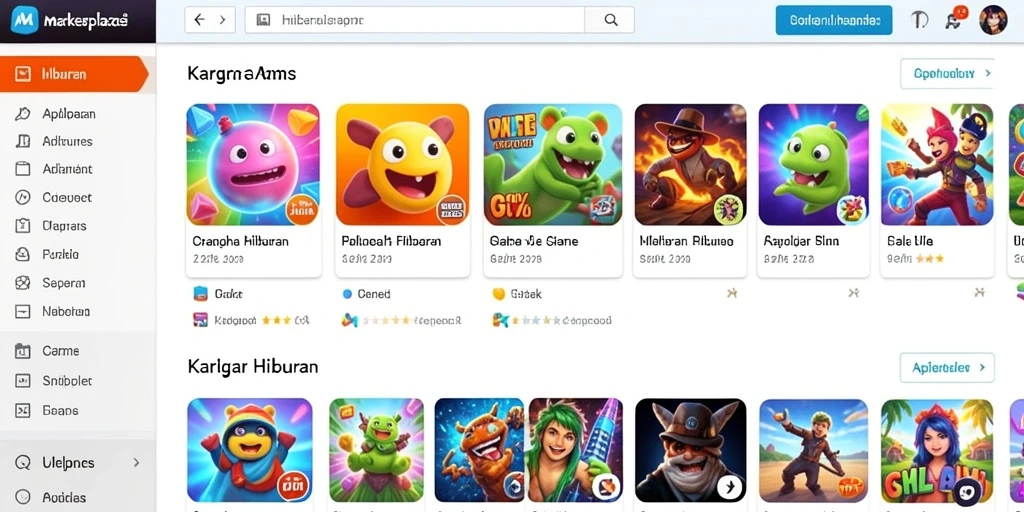 Tampilan awal aplikasi NUSABET88 yang menarik dan fungsional.