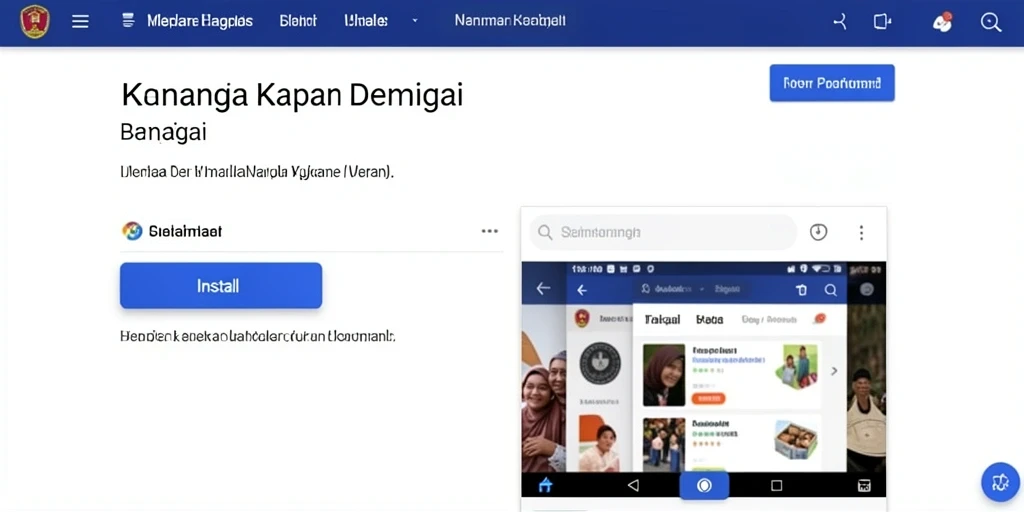 Tampilan antarmuka yang user-friendly.