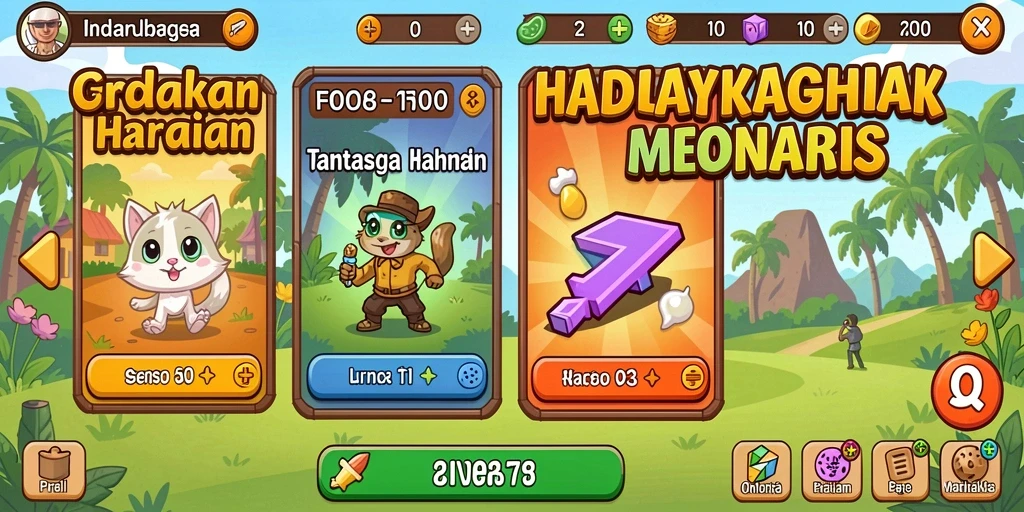 Tampilan antarmuka yang intuitif dan menarik.
